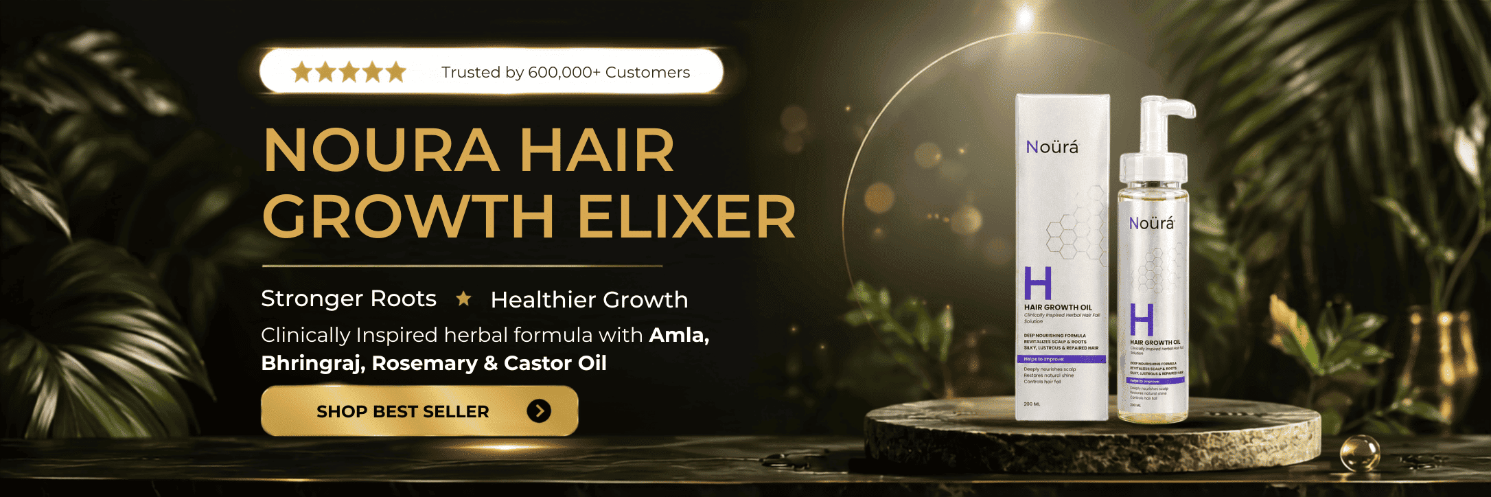 Noura hair oil banner