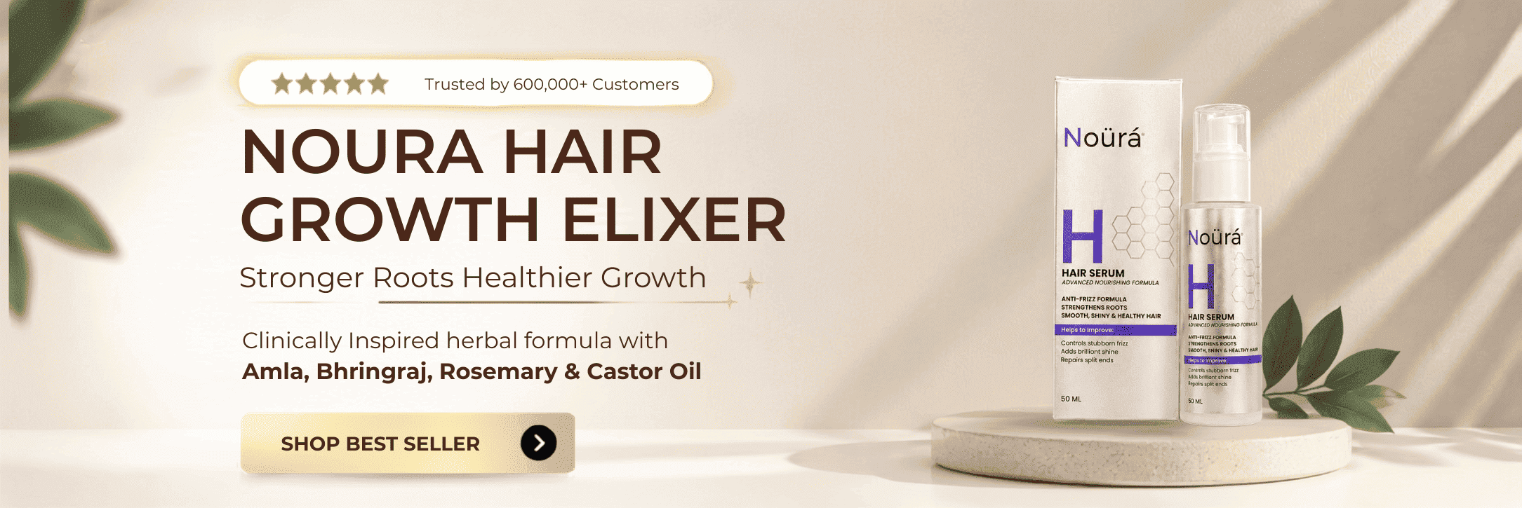 noura hair serum banner